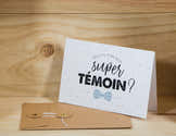 Porte-clés "Veux-tu être Mon Témoin" - Cadeau Demande Témoin Mariage, En Acier Inoxydable, Avec Pochette Cadeau - 4